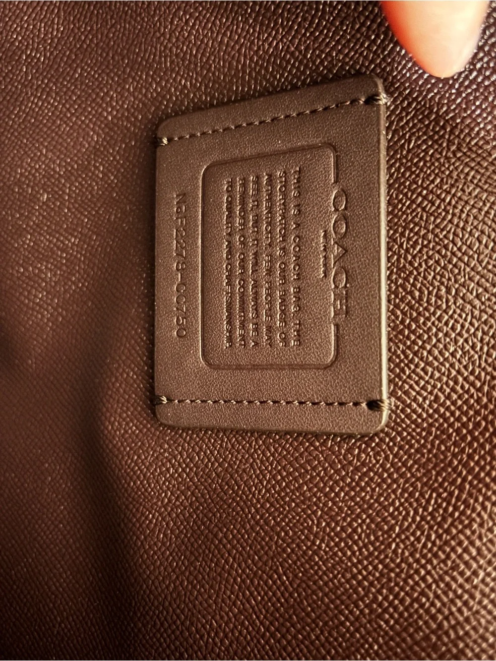 Coach Mollie Tote in Wine Red